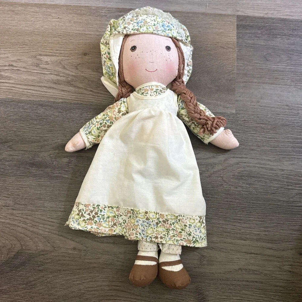 Vintage Knickerbocker Holly Hobbie's friend Heather Rag Doll 14”